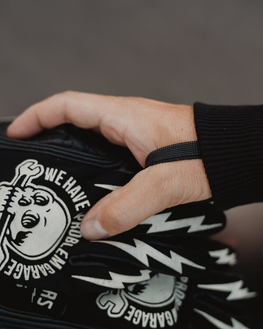 Side view of HolyFreedom Japan Dream Motorcycle Zip Hoodie