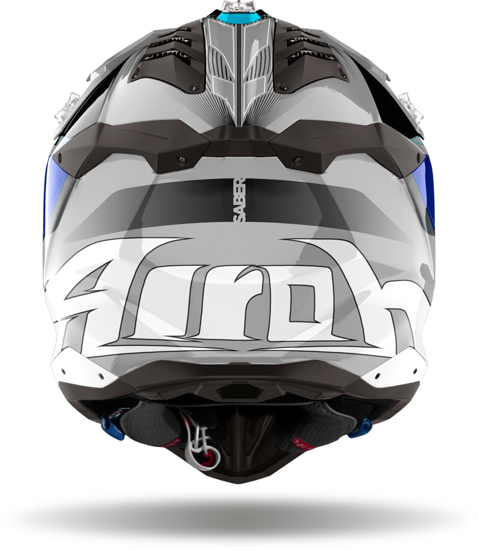 Airoh Aviator 3 Saber Motocross hjälm Grå/blå Förlust (59/60) Figur 3