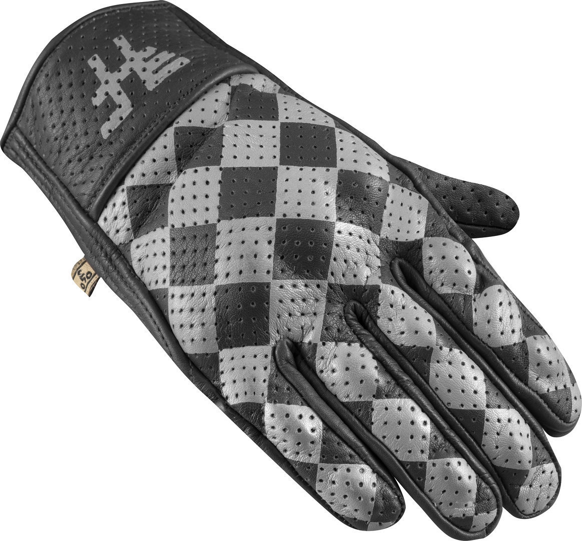 HolyFreedom Bullit Perforated Mănuși de motocicletă Negru/gri XS Figura 1