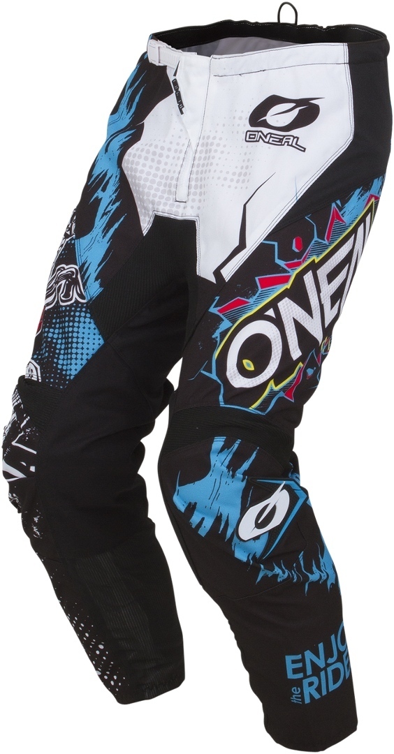 Oneal Men's White Elet Villain Motocross Pants