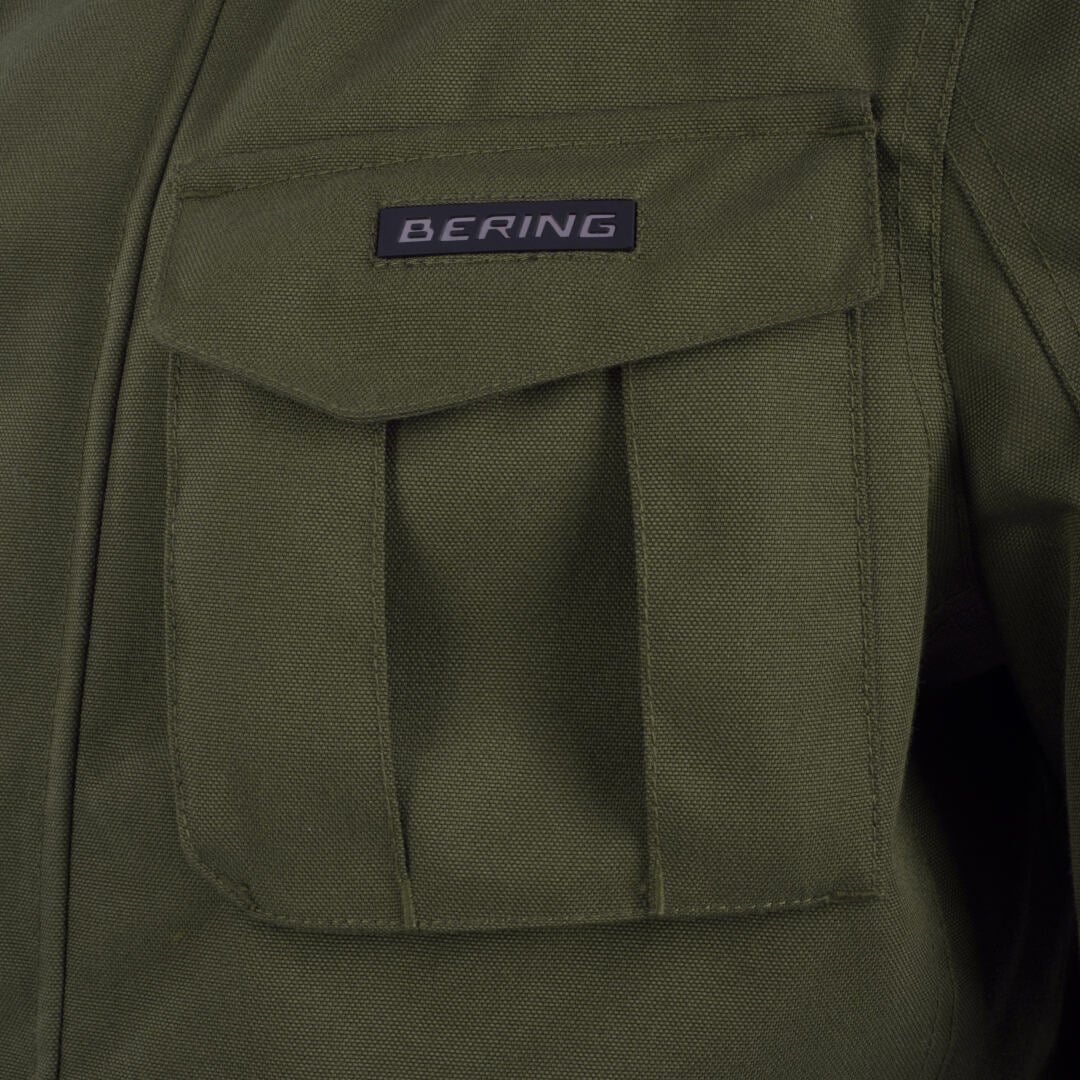Bering Norris Evo waterproof Motorcycle Textile Jacket Khaki 3XL Figure 4