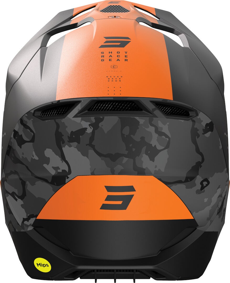 Shot Race Camo Casque de motocross noir/orange néon M (57/58) Figure 2