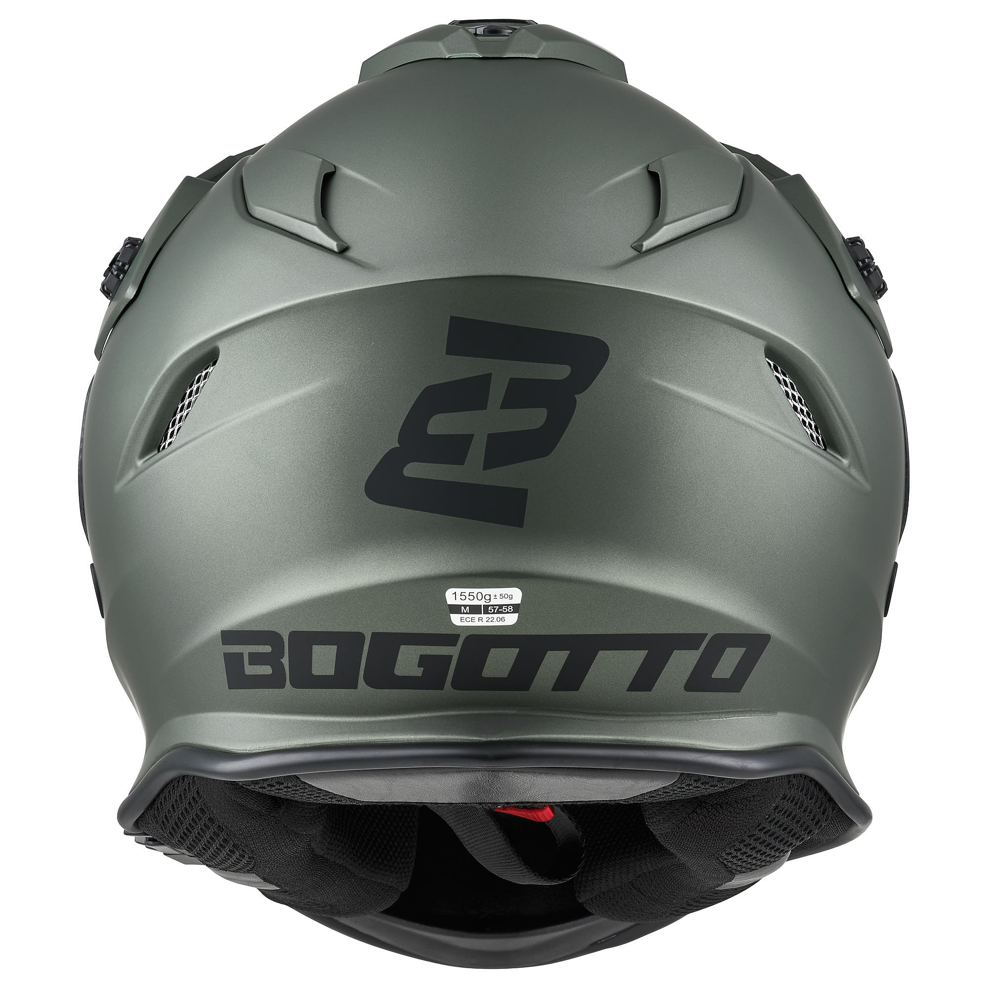 Bogotto H331 Enduro Helmet green matt S (55/56) Figure 6