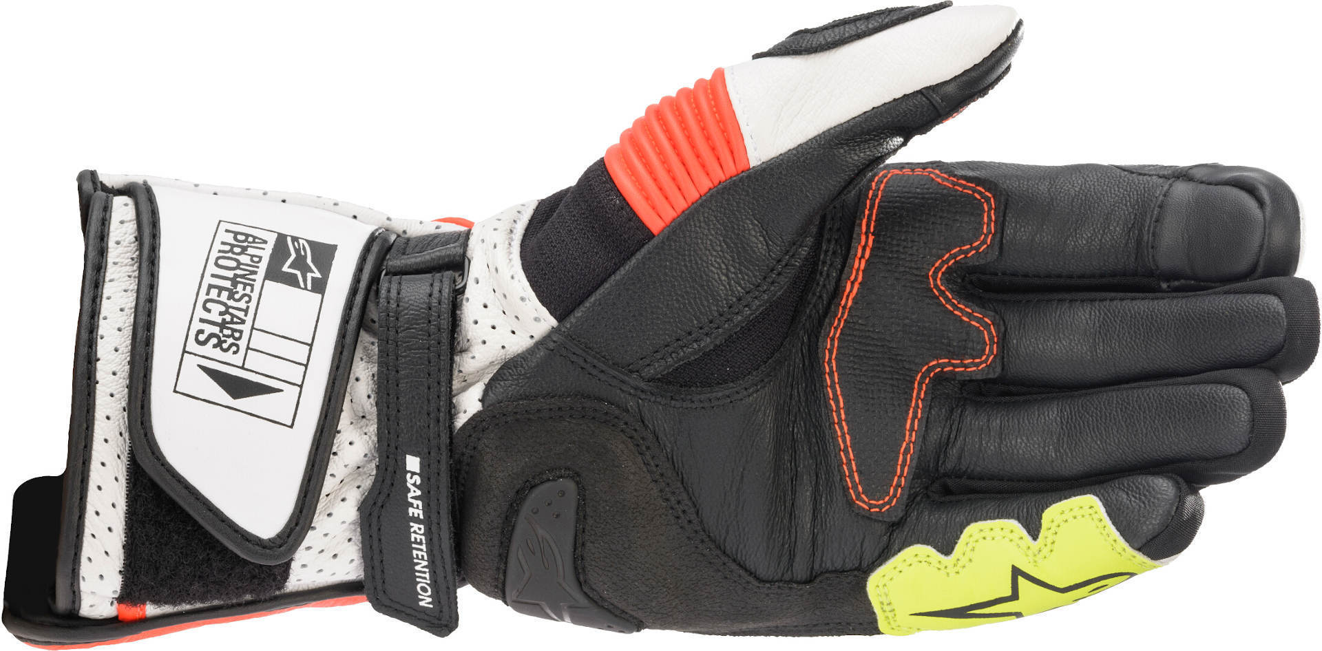 Alpinestars SP-2 V3 Motorradhandschuhe weiß/rot/schwarz M Abbildung 2
