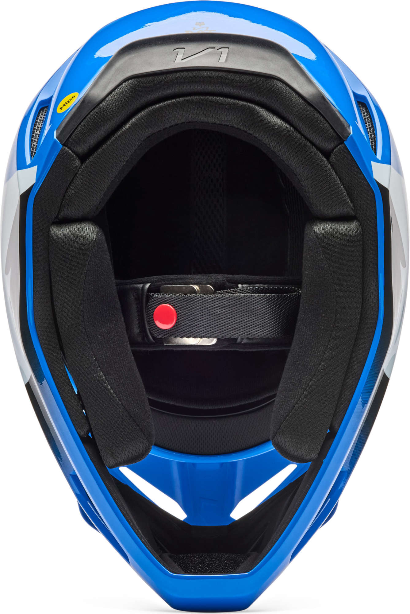 FOX V1 Shield Motocrosshjälm för ungdomar blått Y/S (49/51) Figur 6