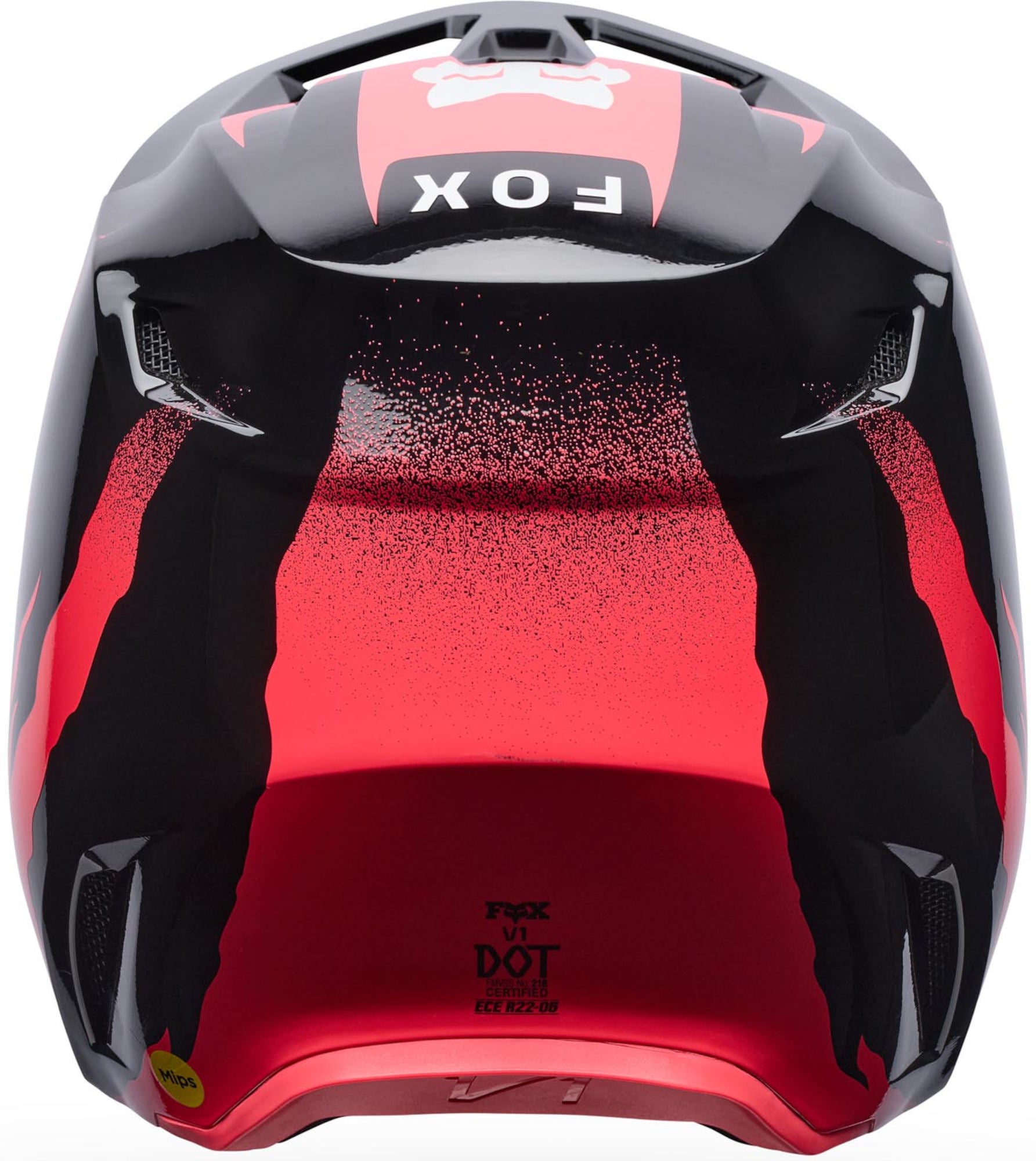 FOX V1 Clutch Casque de motocross Rose néon M (57/58) Figure 4