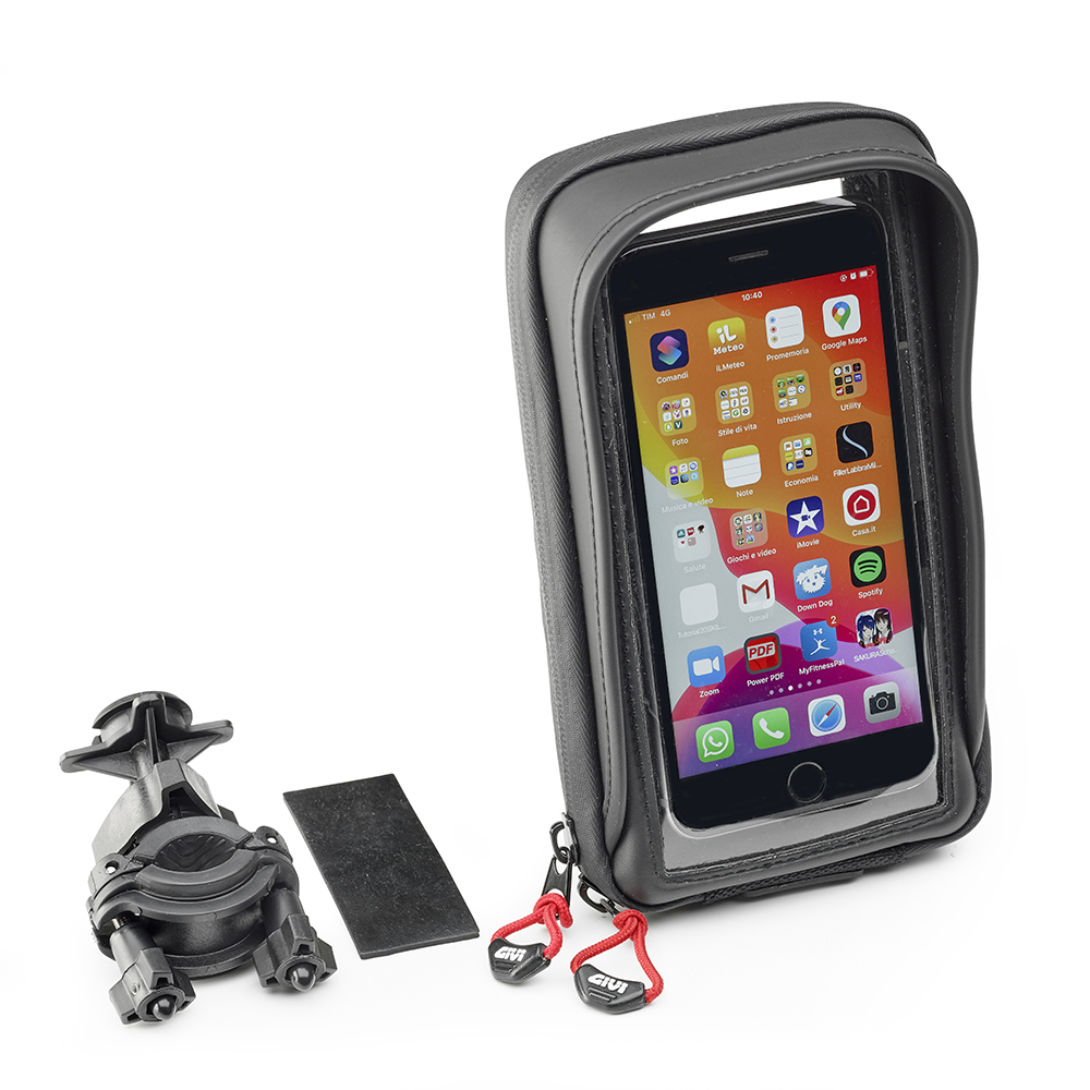 GIVI Smartphone-Tasche, kompatibel mit Roller, Motorrad und Fahrrad Figur 1