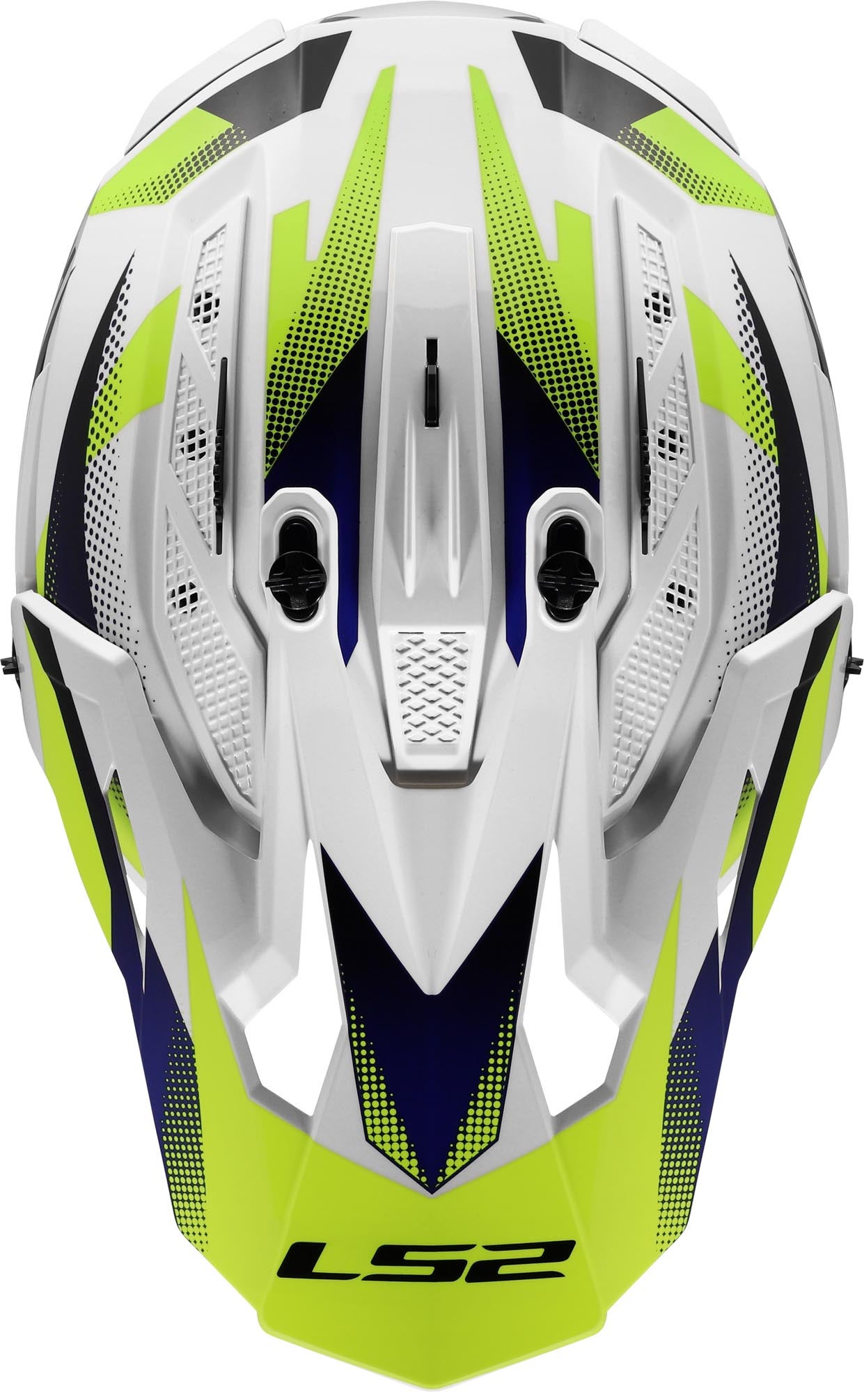 LS2 MX708 Fast II Fort bela/rumena L (59/60) Slika 2