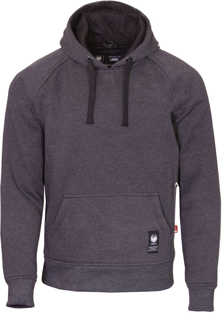 Merlin Stealth Pro D3O Sweat à capuche de moto gris XL Figure 1