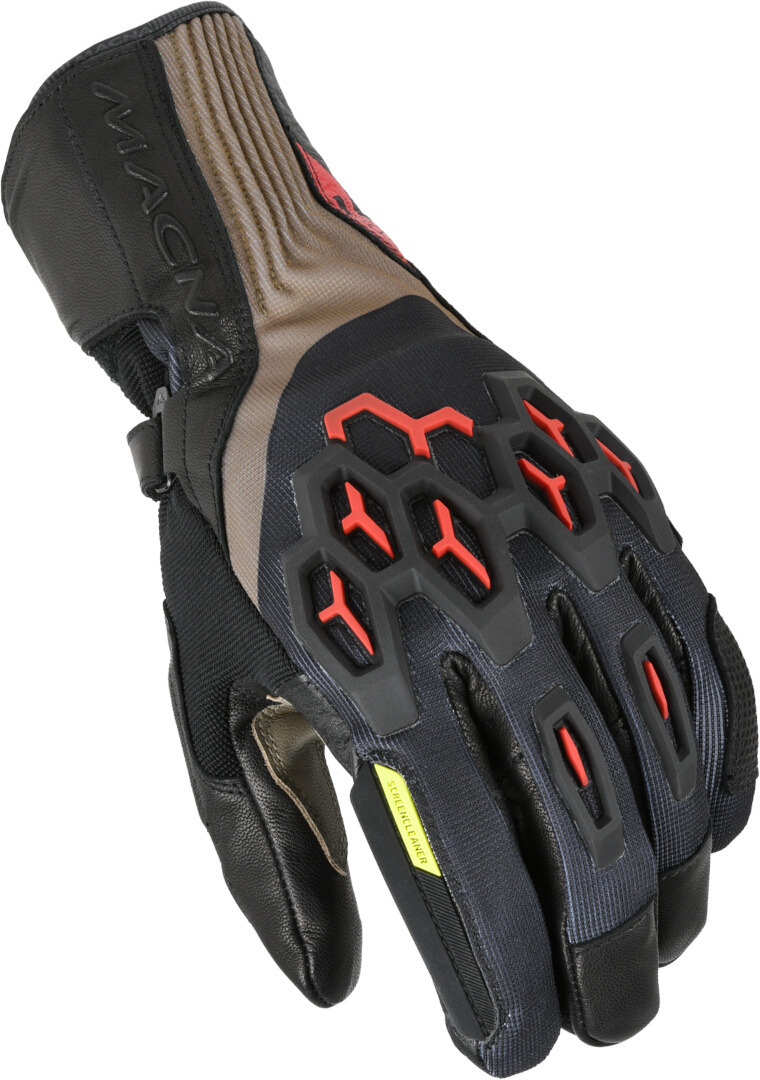 Macna Men's Black/Sand Brawler Rtx Waterproof Motorcycle Gloves