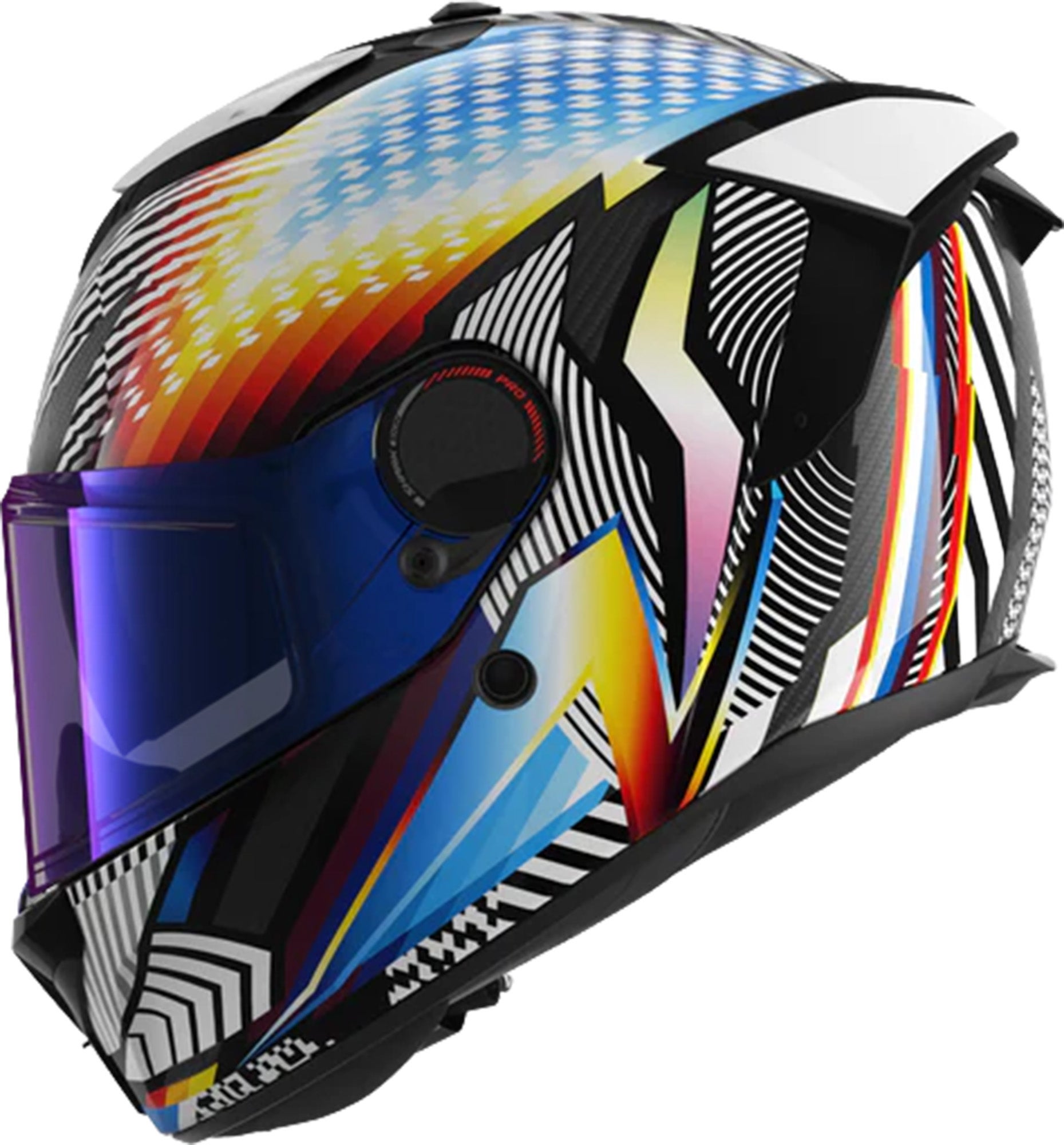 Side view of Shark Spartan GT Pro Carbon Sthyr Helmet