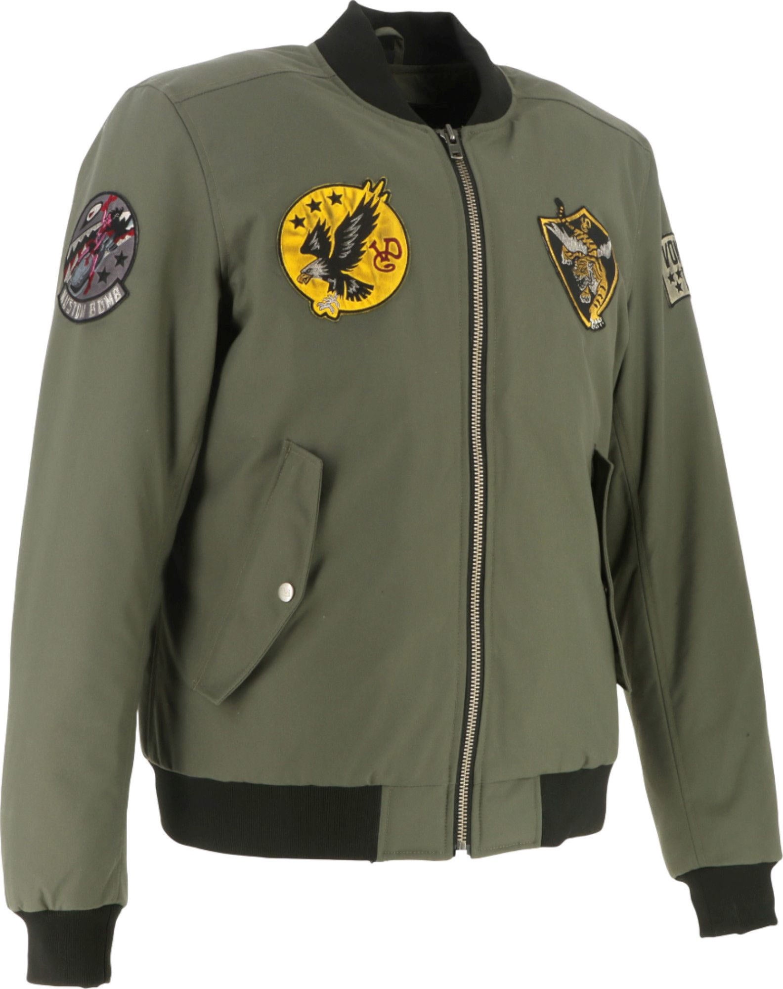 Side view of Von Dutch X Helstons Fight Motorcycle Textile Jacket