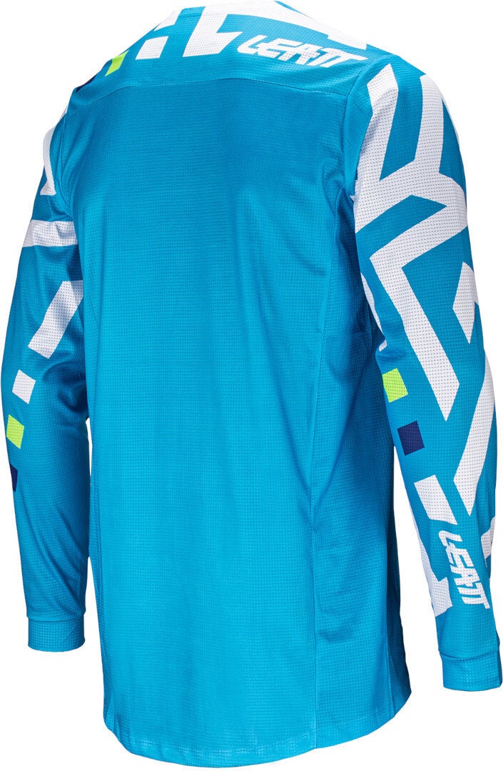 Leatt 3.5 Ride Pattern 2024 Motocross Jersey and Pants Set blue/white XL Figure 8