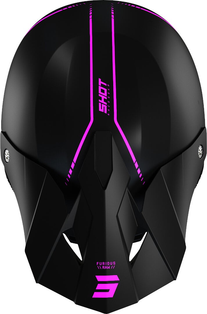 Shot Furious Draw 3.0 Casco Motocross nero/rosa S (55/56) Figura 3