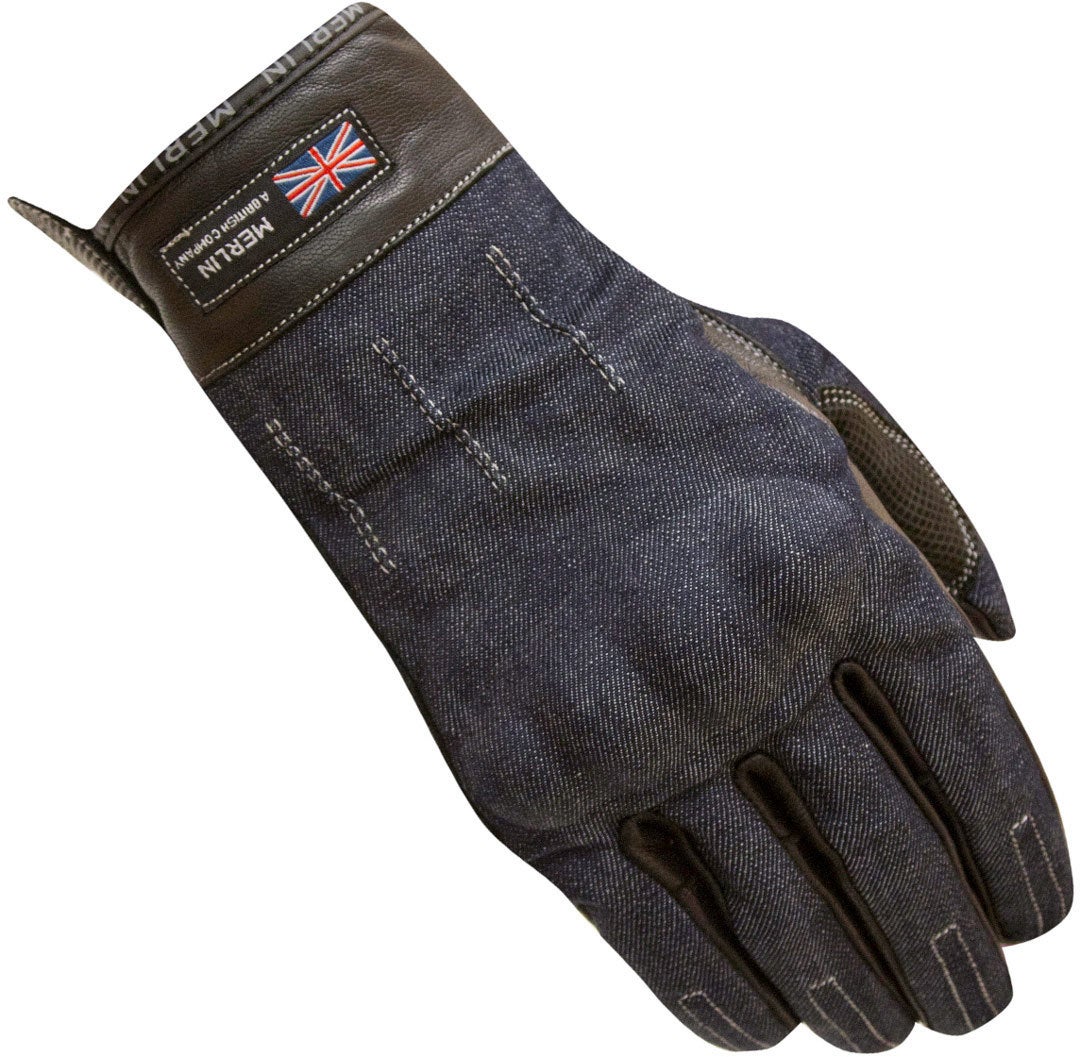 Merlin Icon Motorcycle Gloves blue XL Figure 1