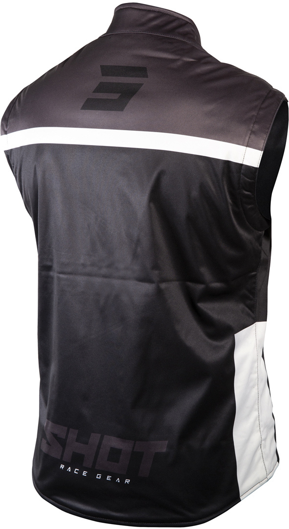 Shot Bodywarmer Lite 2.0 Vestă de motocross alb/negru S Figura 2
