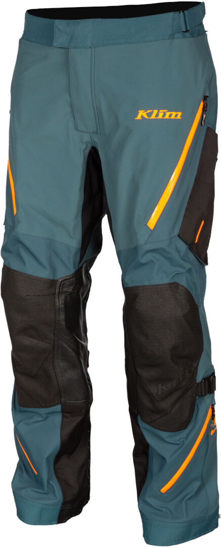 Klim Badlands Pro 2023 Pantaloni textile pentru motociclete Albastru/Verde Short 36 Figura 1