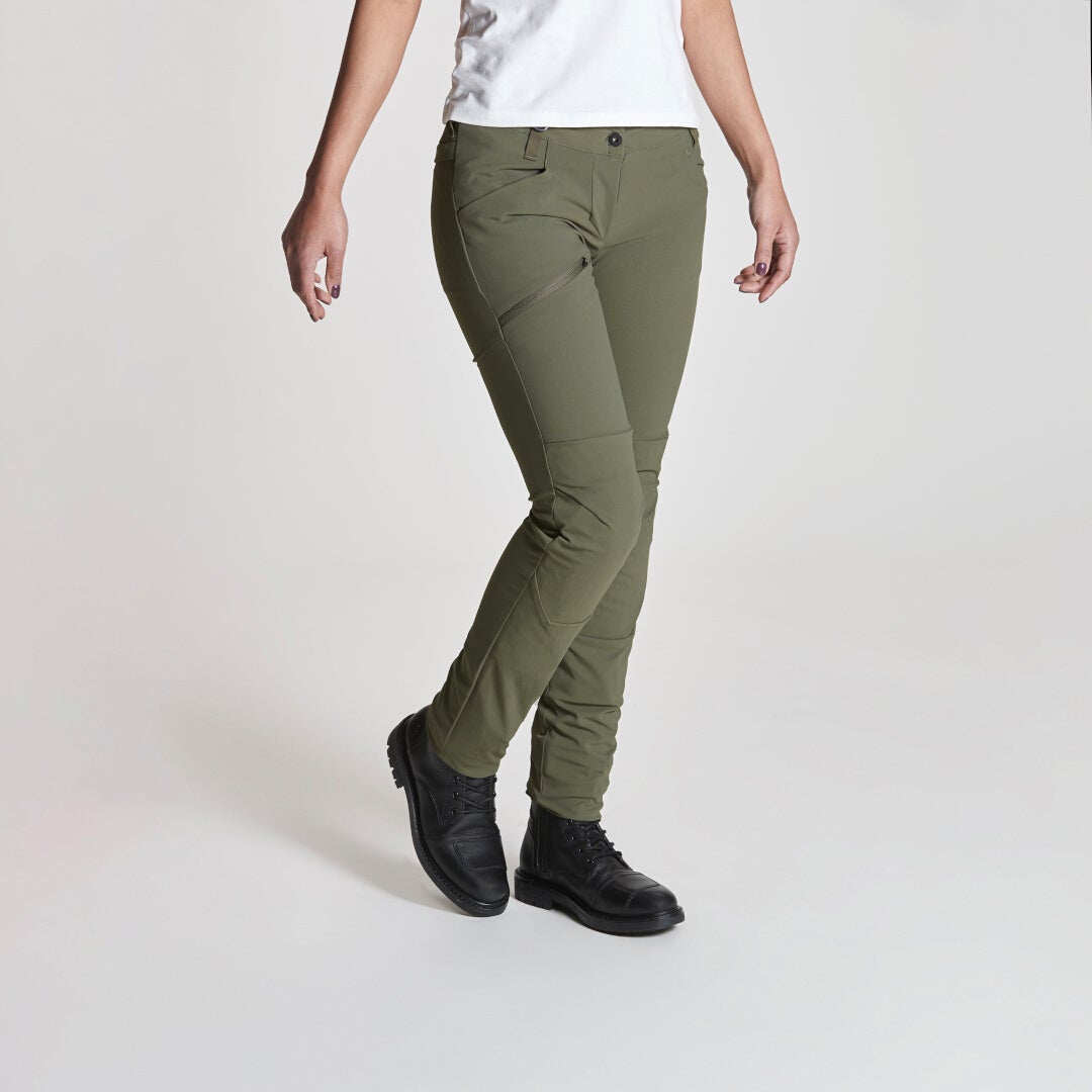 Spidi Charged Damen Motorrad Textilhose oliv 28 standard Abbildung 5