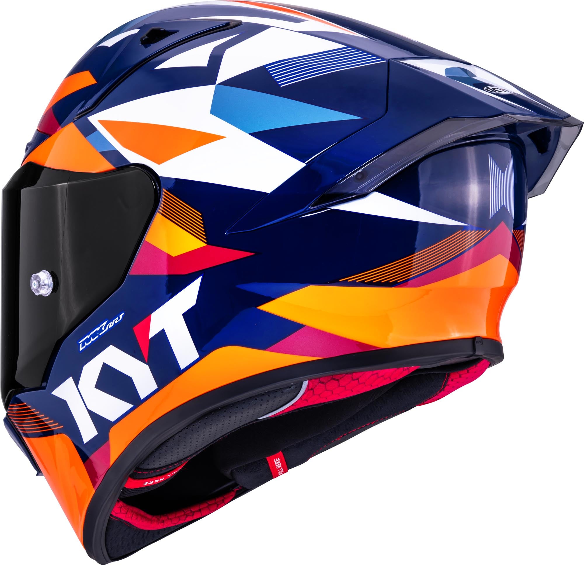 KYT R1R Diamond Casque bleu/orange XXL (63) Figure 3
