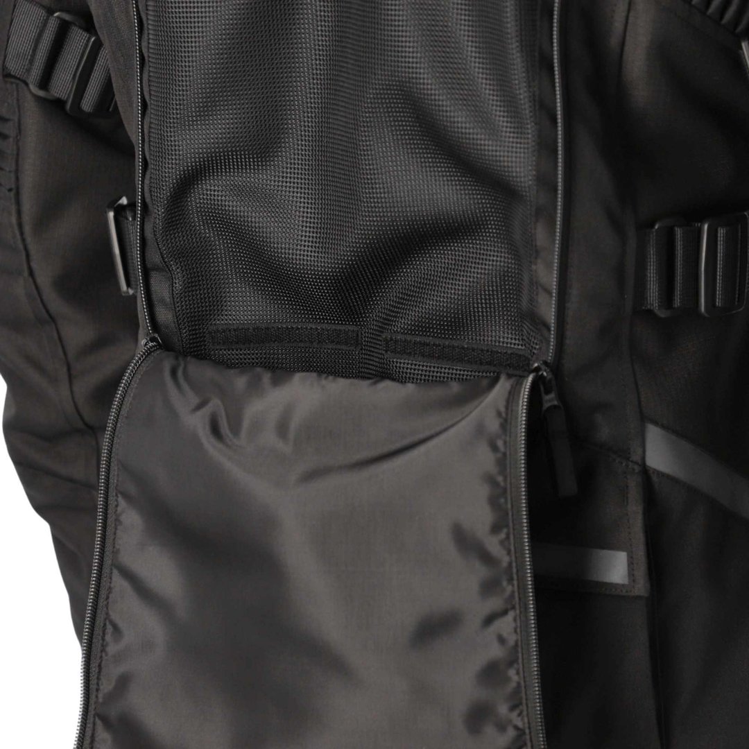 Acerbis X-Rover Vattentät Damer Motorcykel Textil Jacka svart XXL Figur 7