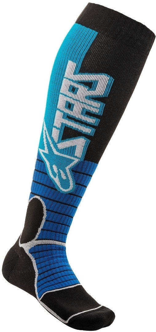 Alpinestars MX Pro Motocross sokker sort/blå M Figur 1