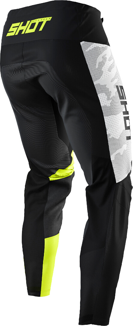 Shot Contact Camo Pantaloni de motocross negru/galben 28 Figura 3