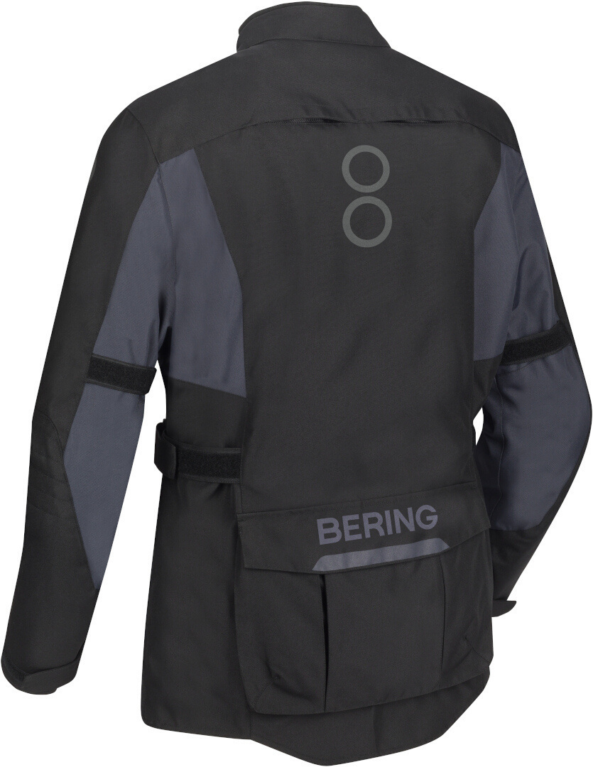Bering Siberia Jachetă textilă impermeabilă pentru motociclete Negru/gri 4XL Figura 2