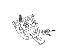 SHAD SH37 Verriegelungsmechanismus D1B37MAR