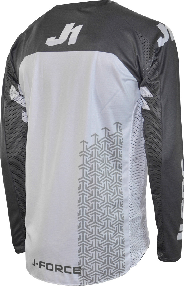 Just1 J-Force Terra Motocross Jersey hvid/grå S Figur 2