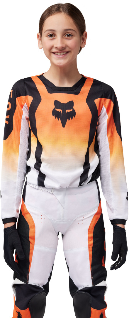 FOX 180 Lean Jugend Motocross Jersey orange YM Abbildung 3
