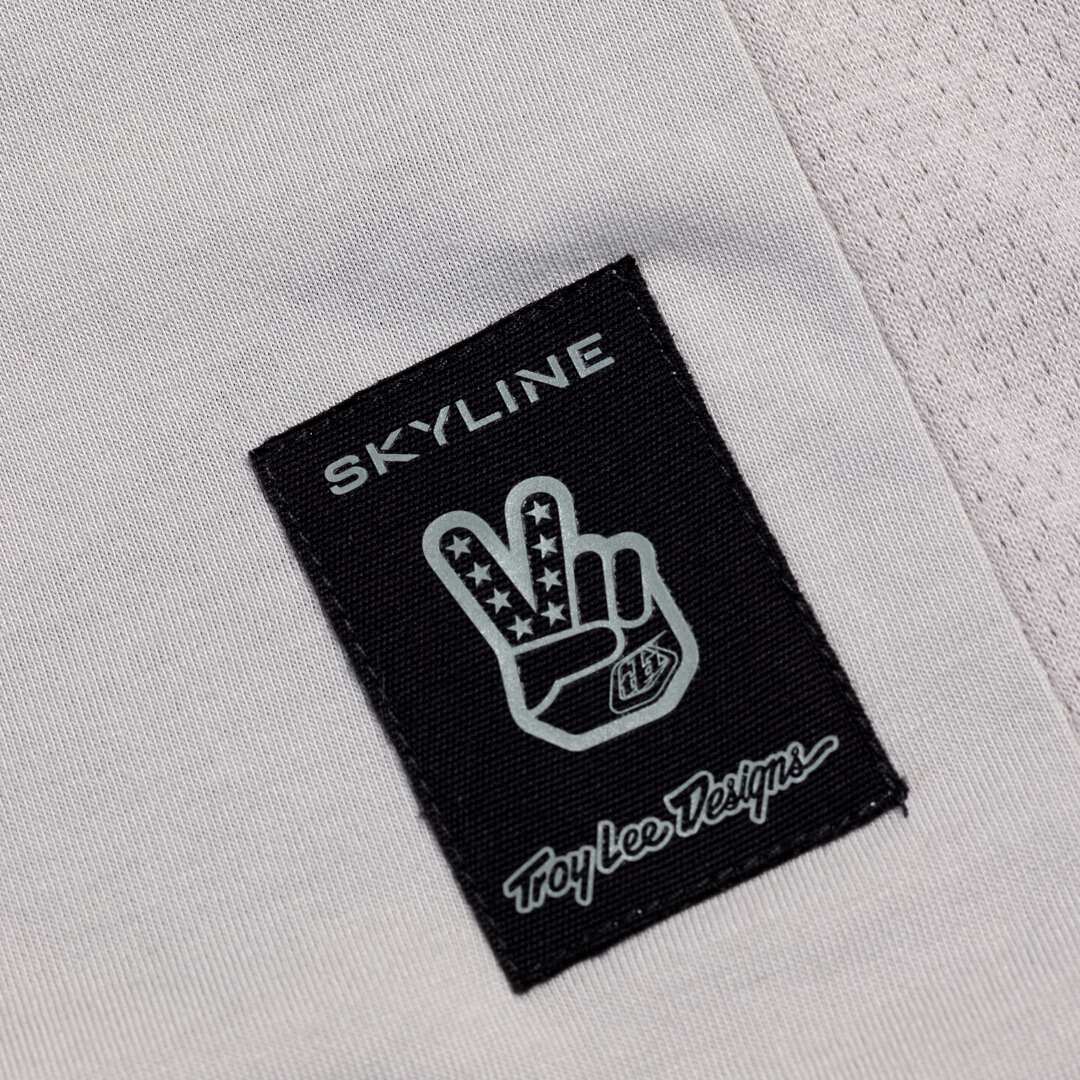 Troy Lee Designs Skyline Ride Signature Kids Длинный рукав светло-серый YM Рисунок 3