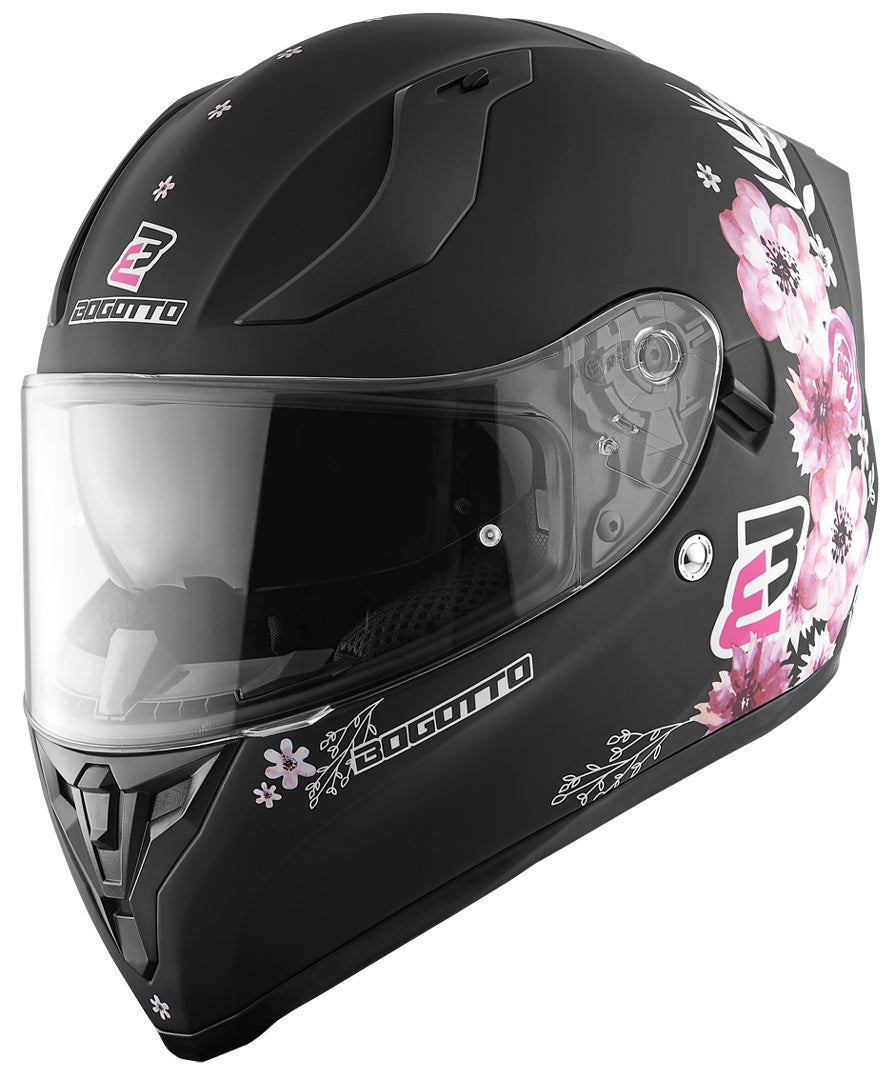Bogotto H128 Fiori Helm schwarz/pink L (59/60) Abbildung 2