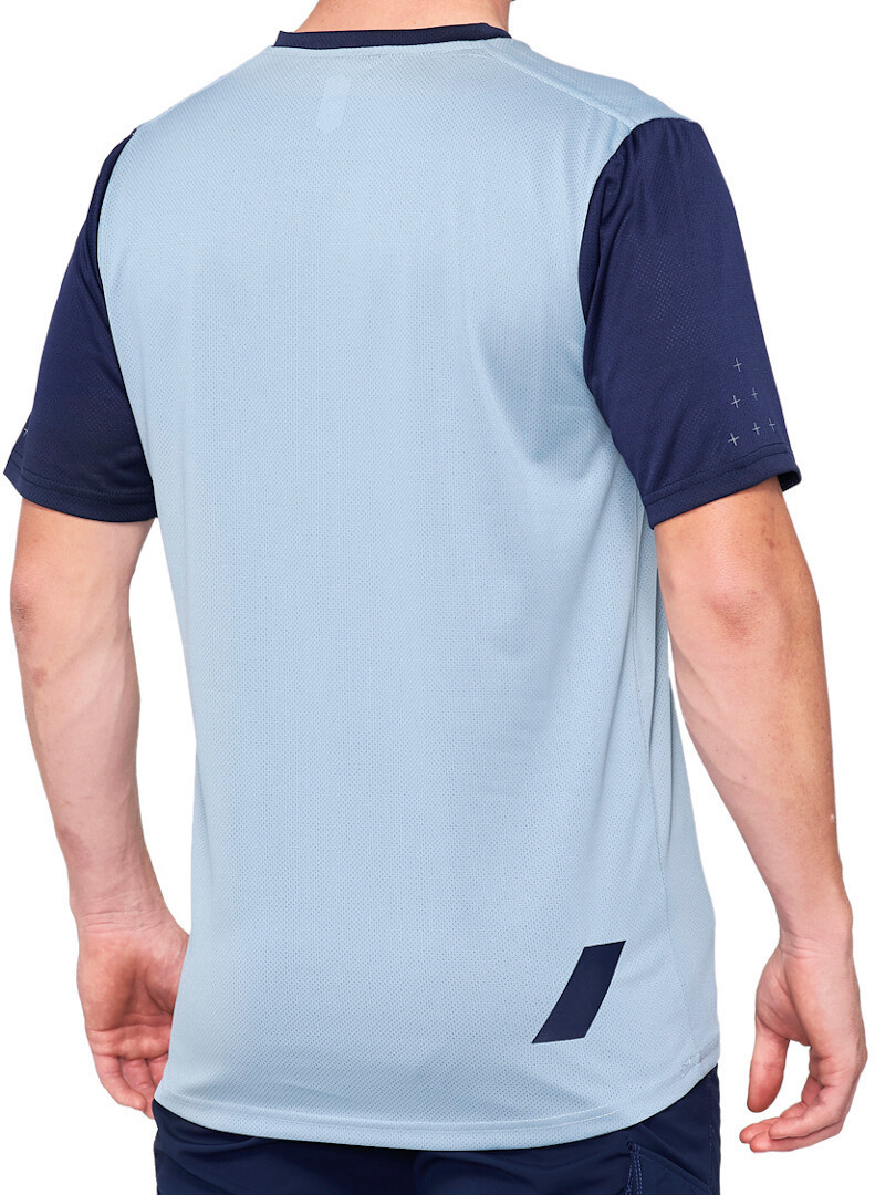 100% Ridecamp Tricou de bicicletă cu mânecă scurtă Albastru/Albastru deschis S Figura 2
