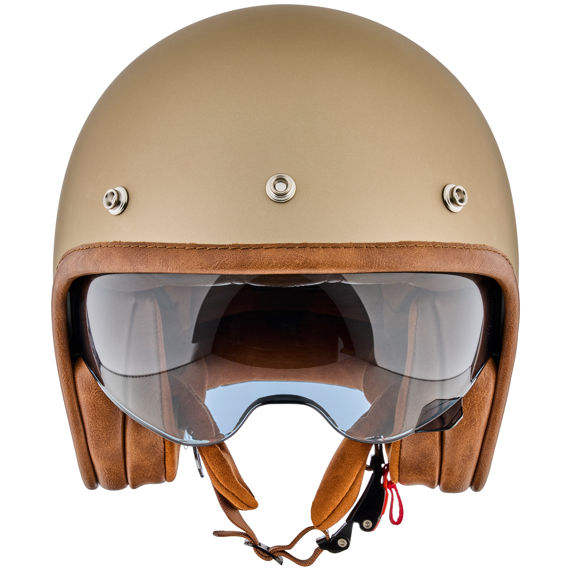 Peroz Filus Casco aperto Oro pallido opaco 2XL Figura 4