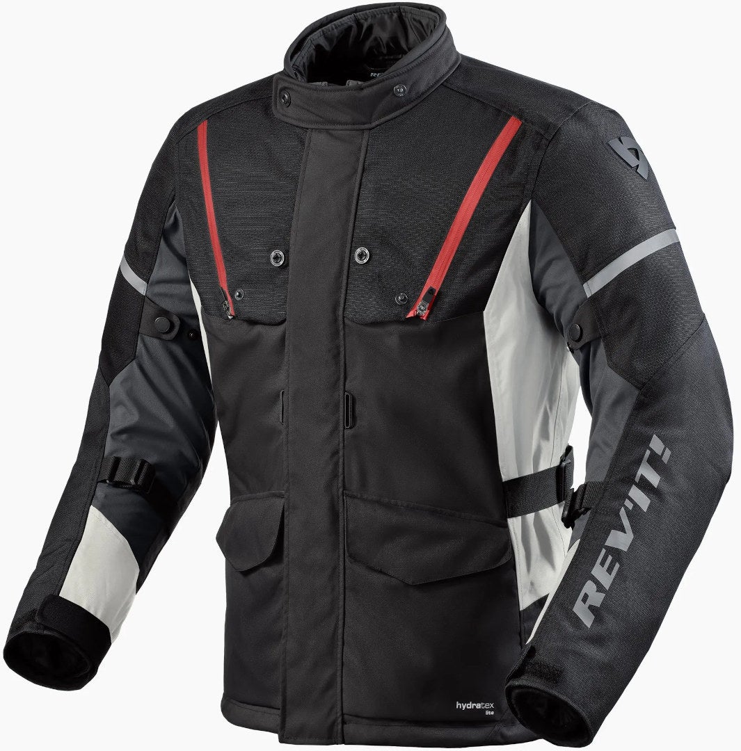Revit Horizon 3 H2O Motorcycle Textile Jacket black/red XL Figure 1