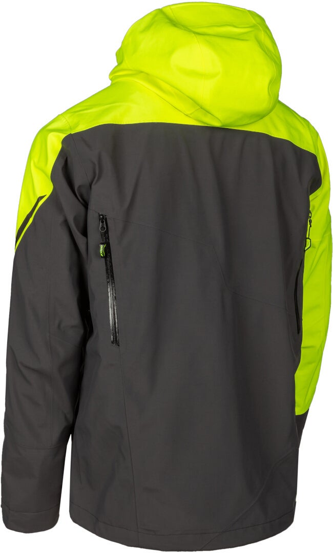 Klim Storm 2022 Snowmobile Jacket dark grey/black/neon yellow L Figure 2