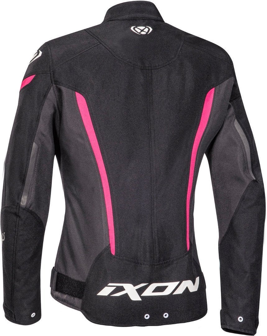 Ixon Striker Waterproof Ladies Motorcycle Textile Jacket black/fuchsia S Figure 2