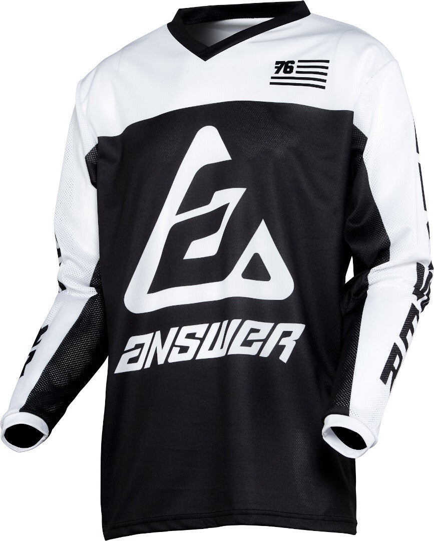 Answer Arkon OPS Motocross Jersey black/white XXL Figure 1