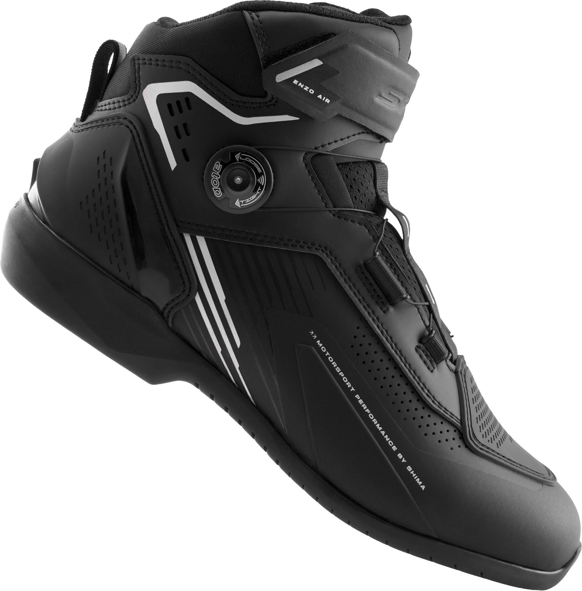 SHIMA Enzo Air Motorfietslaarzen zwart/wit 46 Figuur 2