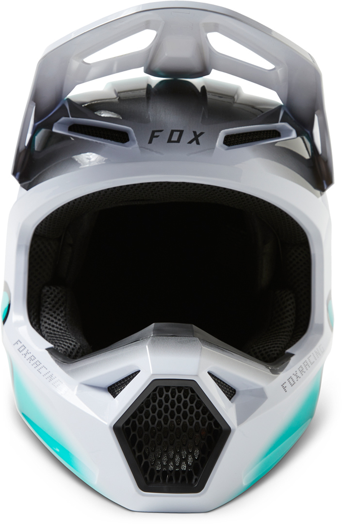FOX V1 Toxsyk Casco Motocross Bianco M (57/58) Figura 3