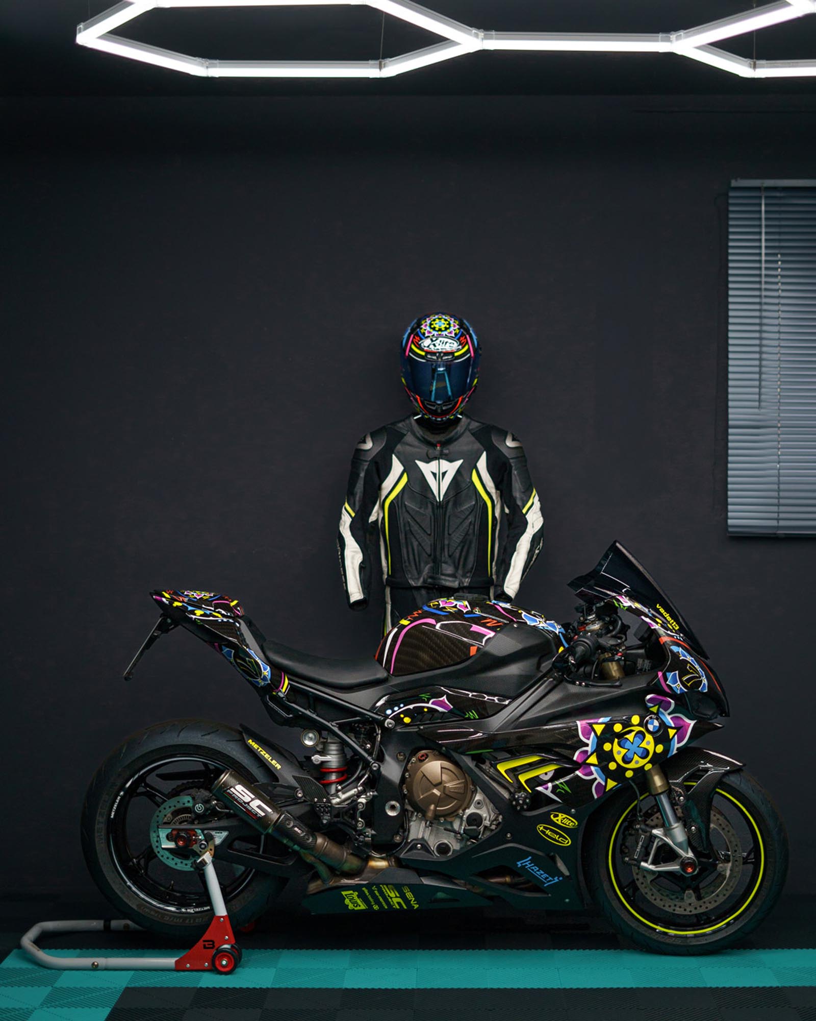 SUITBASE PRO V4 Garderobă pentru motociclete Alb mat Figura 6