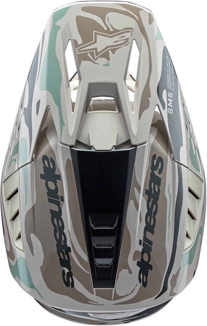 Side view of Alpinestars S-M5 Mineral 2024 Motocross Helmet