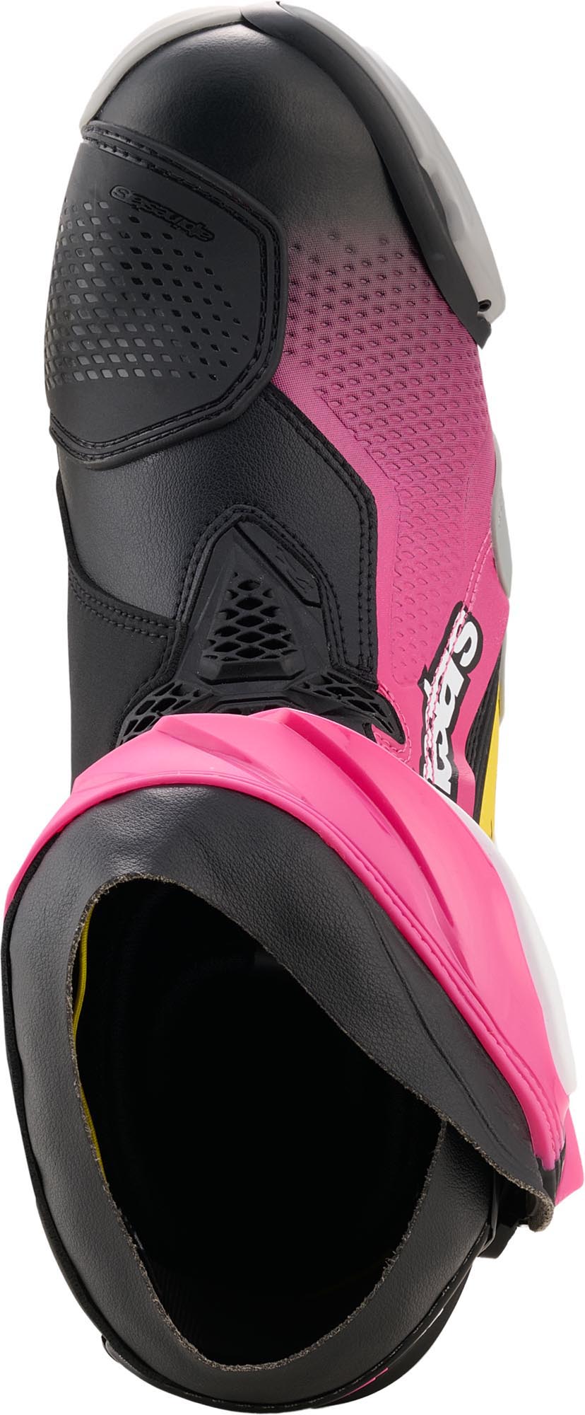 Alpinestars Supertech R Motorcycle Boots black/white/pink 41 Figure 3