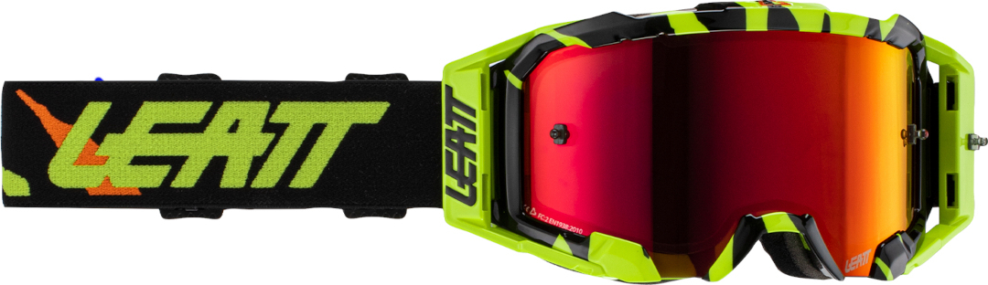 Leatt Velocity 5.5 Iriz Tiger Ochelari de motocross negru/galben Figura 1