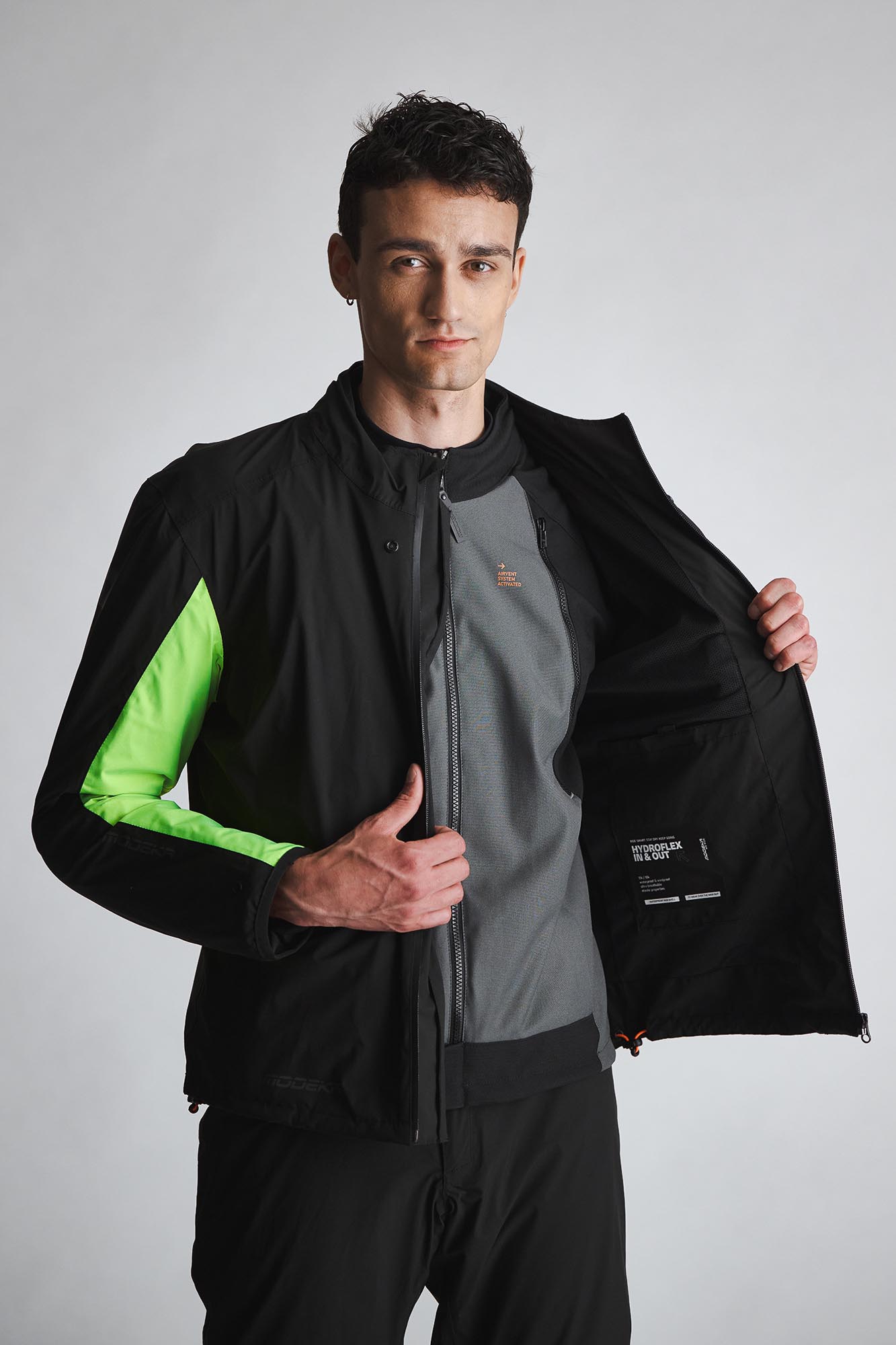 Modeka Muva Motorrad Textiljacke schwarz S Abbildung 9