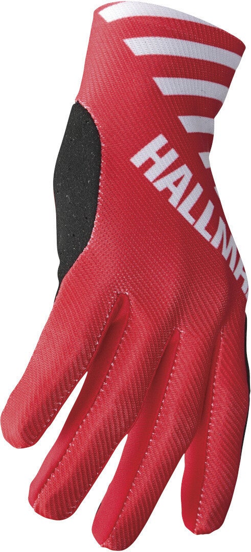 Thor Hallman Mainstay Stripe Motocross handsker rød/hvid/sort XL Figur 2