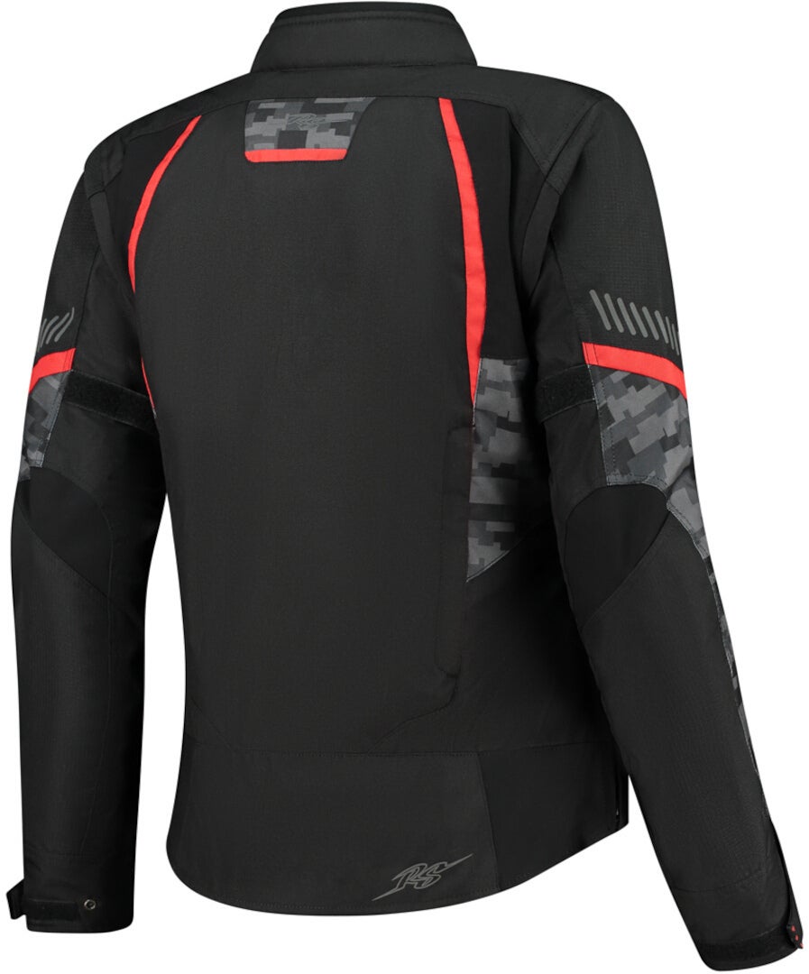 Rusty Stitches Ashley Waterproof Ladies Motorcycle Textile Jacket black/grey/red 42 Figure 2