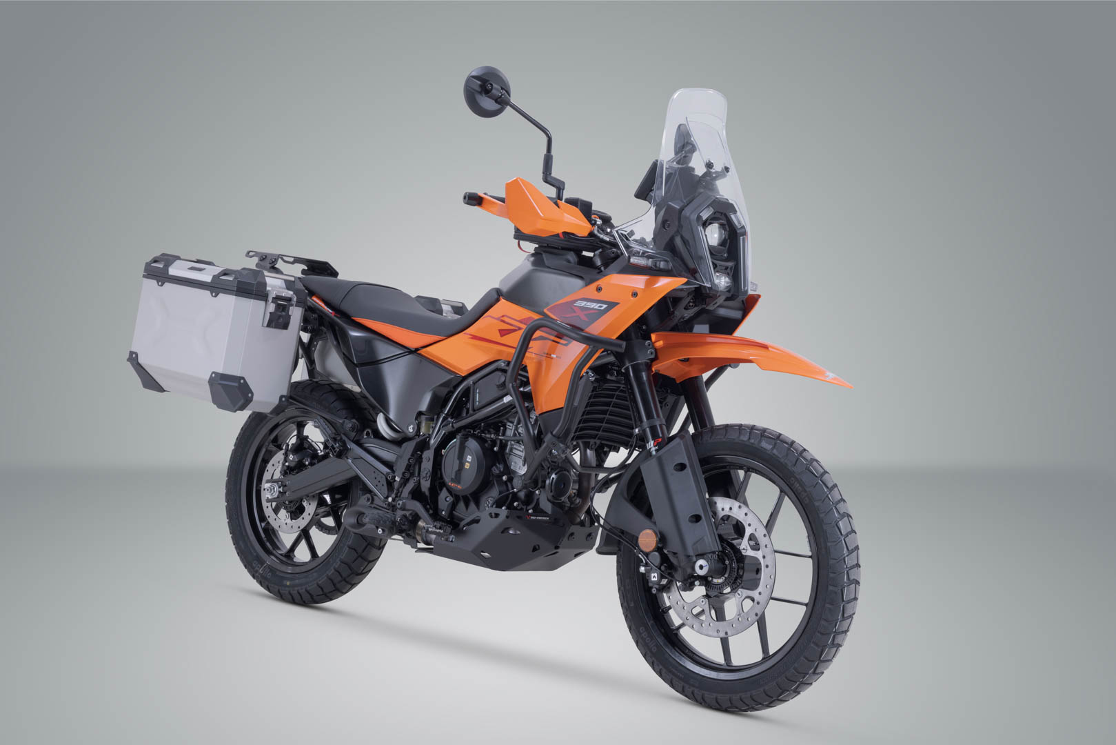 SW-Motech TRAX ADV aluminium fodral system - Silver. 37/37 l. KTM 125 SMC R, 250 Adv, 390 Adv. Figur 2