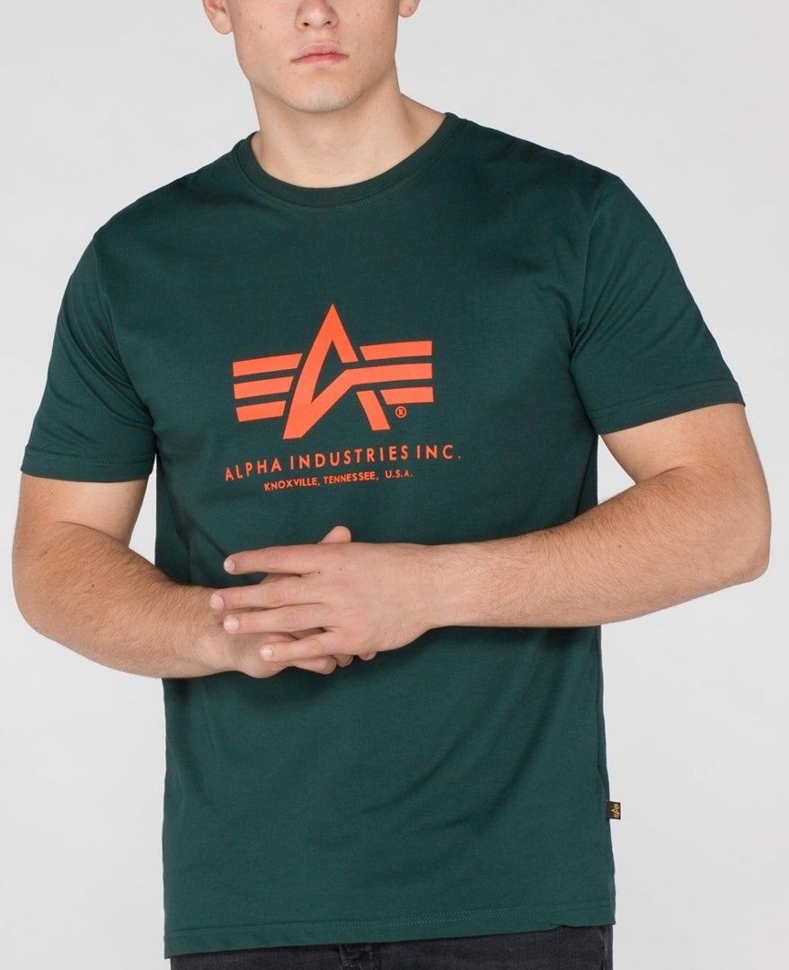 Alpha Industries Basic T-shirt Verde oscuro XS Figura 3