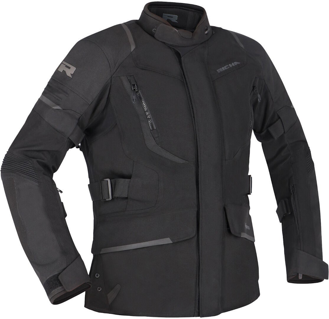 Richa Cyclone 2 Gore-Tex imperméable à l’eau dames moto textile veste noir M Figure 1